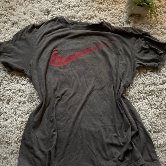 Nike Other - Grey and red men’s casual sporty Nike cotton tee nike the Nike tee